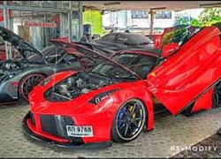 Chất chơi như người Thái: Độ toàn xe phổ thông thành bản nhái Ferrari, Lamborghini, có mẫu lai cả hai gây tranh cãi