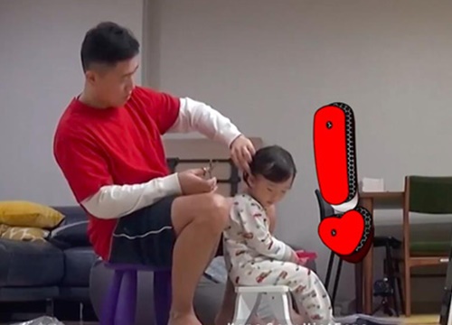 Kang Gary cắt tóc cho con trai và kết quả... cả 2 dắt nhau ra tiệm khắc phục hậu quả!