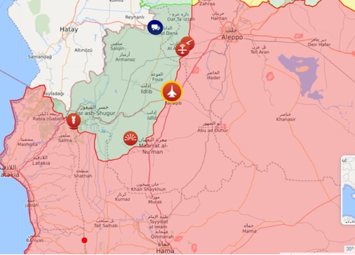 Máy bay không quân Nga quần thảo chiến địa Idlib