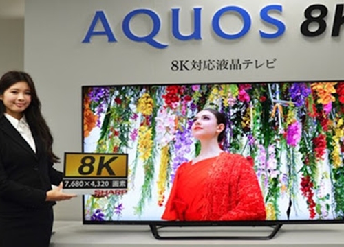 Sharp ra mắt hai TV thông minh Aquos 8K mới với tấm nền Pure Color 8K