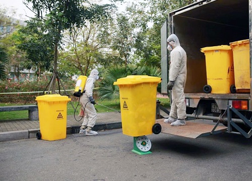 Thu gom rác trong các khu vực cách ly: Tuân thủ nghiêm ngặt quy trình