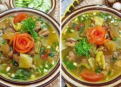 Vợ đảm nấu món gân bò hầm dưa chua ngon bá cháy, vừa ăn vừa xuýt xoa