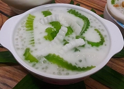 Chè thạch lá dứa thơm nức mũi ngọt mát, ăn một miếng là đã cơn khát