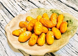 Chưa bao giờ làm khoai lang kén chiên giòn lại dễ đến thế