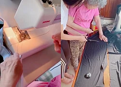Đoạn clip về người bà thấy cô cháu gái thích chiếc váy hiệu giá hơn chục triệu đồng liền tự may tặng cháu, thành quả cực kỳ bất ngờ