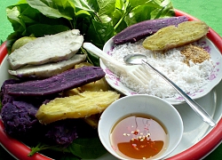 Khoai lang chấm mắm sống, món nghèo mà sang