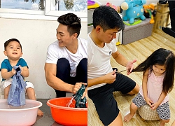 Tăng Thanh Hà, Quốc Cơ chăm con mùa dịch ra sao?