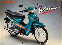 Thổn thức ngắm bộ ảnh huyền thoại xe số Honda Wave thời xưa