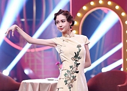 AngelaBaby ma mị với trang phục sườn xám trong show &#8216;Vương Bài Đối Vương Bài&#8217;