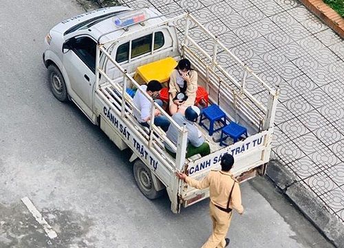 Bất chấp lệnh cách ly, cặp đôi ra công viên hẹn hò lập tức bị 'hốt lên phường'