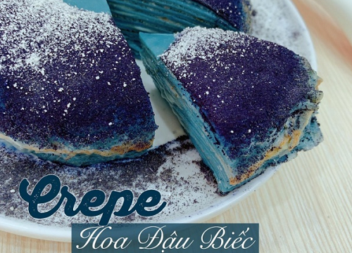 Công thức làm bánh crepe hoa đậu biếc nghìn lớp có 1 không 2 của mẹ 9X nổi tiếng, các mẹ nhao nhao xin công thức