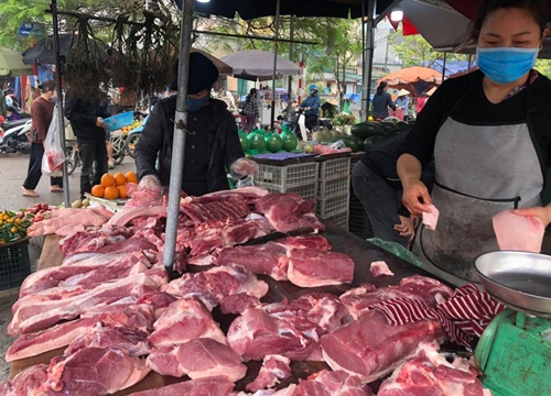 Giá thịt lợn tăng cao trong hai ngày đầu tuần, chưa có dấu hiệu 'giảm nhiệt'