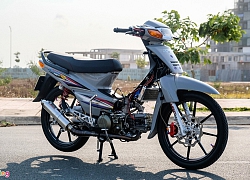 Honda Wave nâng cấp thành xe côn tay và động cơ 190 cc tại Vĩnh Long