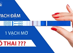 Nguyên nhân dẫn tới que thử thai 1 vạch đậm 1 vạch mờ