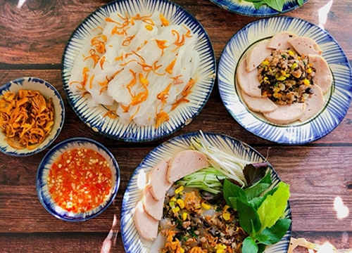 Bánh cuốn từ bánh tráng