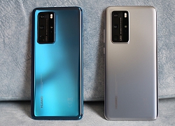 "Đập hộp" Huawei P40 Pro phiên bản xanh biển sâu với mặt kính bóng