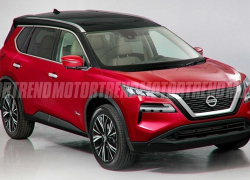 Nissan X-Trail 2021 lộ diện, thiết kế hiện đại hơn