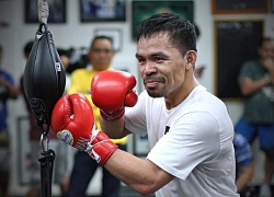 "Ông trùm" Pacquiao tập cực sung: Lộ thời điểm "tái xuất giang hồ"