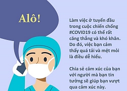 Thông điệp cổ vũ những lực lượng trên tuyến đầu chống dịch