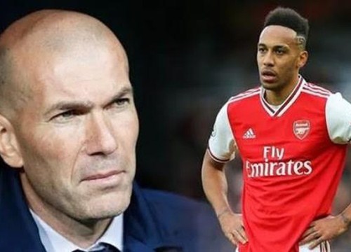 Zidane muốn giải cứu Aubameyang khỏi Arsenal với giá 44 triệu bảng