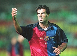 Chống lại Barca trong màu áo Real, Figo giành được tất cả