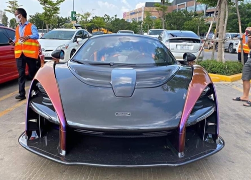 McLaren Senna được cho là của đại gia Hoàng Kim Khánh xuất hiện tại địa điểm lạ, cộng đồng mạng tranh cãi