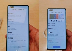 Rò rỉ hình ảnh trên tay Huawei Nova 7