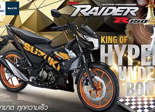 Suzuki Raider R150 2020 màu vàng đen cực đẹp, giá ngon 'ăn đứt' Yamaha Exciter và Winner X