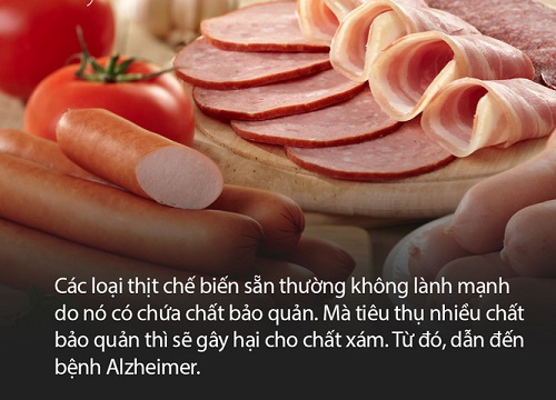 Đây là nhóm thực phẩm phổ biến và rất được ưa chuộng trong cuộc sống hiện đại, nhưng ăn nhiều có thể khiến bạn suy giảm trí nhớ