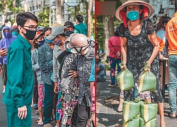 Điểm phát gạo từ thiện ở Sài Gòn vừa mở đã phải đóng cửa: Người nhận 6 phần, người về tay không