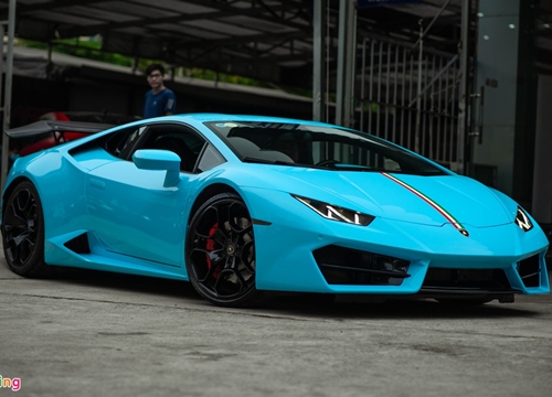 Lamborghini Huracan cầu sau đầu tiên tại VN được nâng cấp ngoại hình