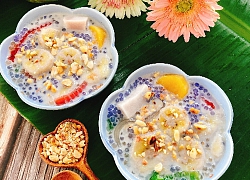 Chè chuối giải khát ngày nóng nực