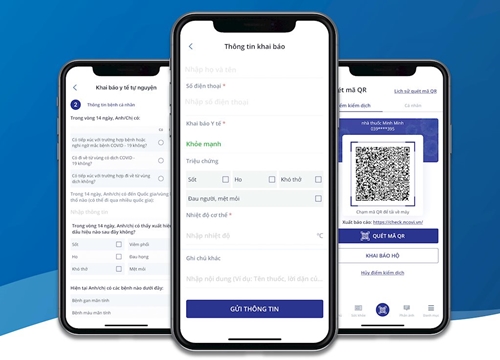 Ứng dụng NCOVI bổ sung tính năng "Đăng ký điểm kiểm dịch" trên di động