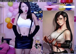 Cosplay Tifa và nhảy sexy trên sóng, nữ streamer thu hút hơn 350.000 view trong ít ngày