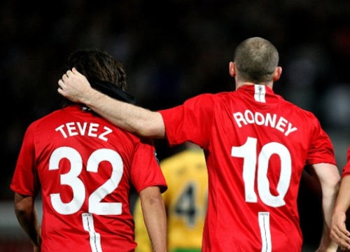 Thống kê ghi bàn kinh ngạc của Ronaldo, Tevez và Rooney mùa 2007/08