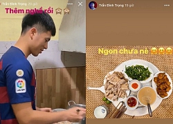 Đình Trọng 'đu trend' tiktok cực dễ thương