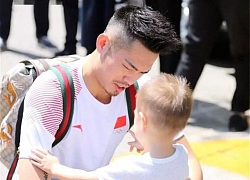 Lin Dan khóc khi nói về hình mẫu để con trai noi theo