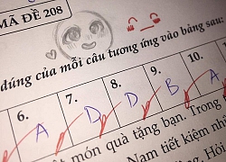 Cả gan vẽ mặt cười vào bài kiểm tra, cô giáo không quở trách lại có hành động đáp trả xứng tầm khiến học sinh thích thú