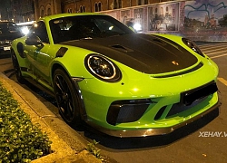 Cận cảnh Porsche 911 GT3 RS Lizard Green trên phố Sài Gòn đẹp không tỳ vết