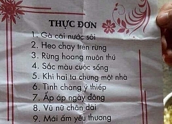 Đi đám cưới, khách &#8220;vã mồ hôi hột&#8221; đọc tên các món ăn nghe tên &#8220;quái dị&#8221;, hóa ra sự thật đằng sau lại bất ngờ