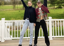 Gigi Hadid chuộng quần cạp cao khi mang bầu