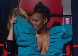 Thiết kế lạ mắt của Công Trí bỗng dưng trở thành tâm điểm tại "The Voice" nhờ Kelly Rowland!