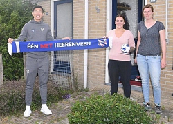 Văn Hậu truyền cảm hứng đến người hâm mộ CLB Heerenveen