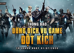 Nóng! VTC Game đột ngột thông báo chính thức dừng dịch vụ game Đột Kích