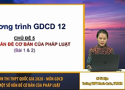 Bí quyết ôn thi tốt nghiệp THPT đạt điểm cao môn GDCD: Pháp luật