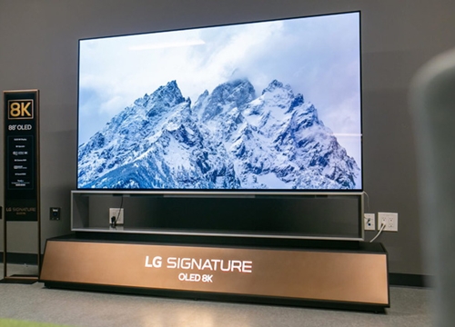 LG ra mắt TV OLED độ phân giải 8K lớn nhất thế giới