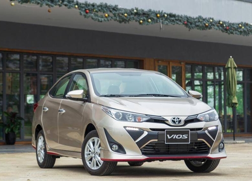 Toyota Vios giảm giá chỉ còn từ 450 triệu đồng