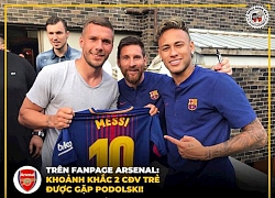 Cà khịa Messi và Neymar, Arsenal bị fan đáp trả cực gắt