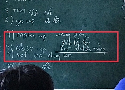 Lên bảng làm bài tập tiếng Anh, nam sinh đứng hình vì quên sạch kiến thức, bí quá nên viết liều khiến cả lớp cười đau bụng