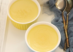 Pudding sữa dừa - món tráng miệng "sang chảnh" tự làm một cách dễ dàng